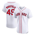 Friene B.Red Sox #49 Tim Wakefield Player White Limited Elite Home Game Stitched Jerseys