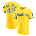 Friene B.Red Sox #49 Tim Wakefield Player White Limited Home Game Stitched Jerseys