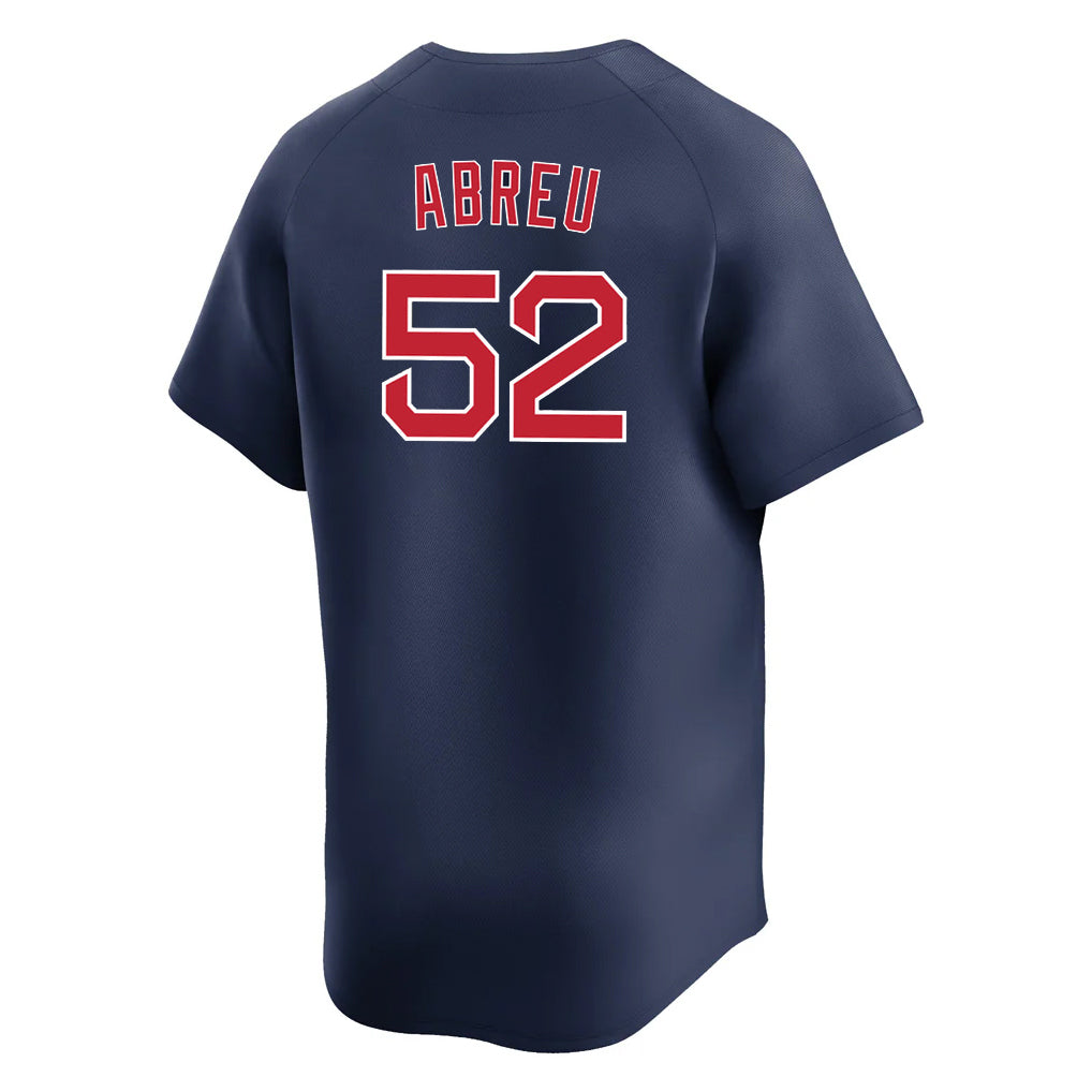 Friene B.Red Sox #52 Wilyer Abreu Player Navy Limited Home Game Stitched Jerseys