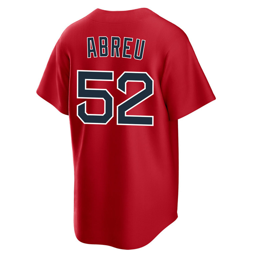 Friene B.Red Sox #52 Wilyer Abreu Player Red Home Game Stitched Jerseys