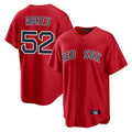 Friene B.Red Sox #52 Wilyer Abreu Player Red Home Game Stitched Jerseys
