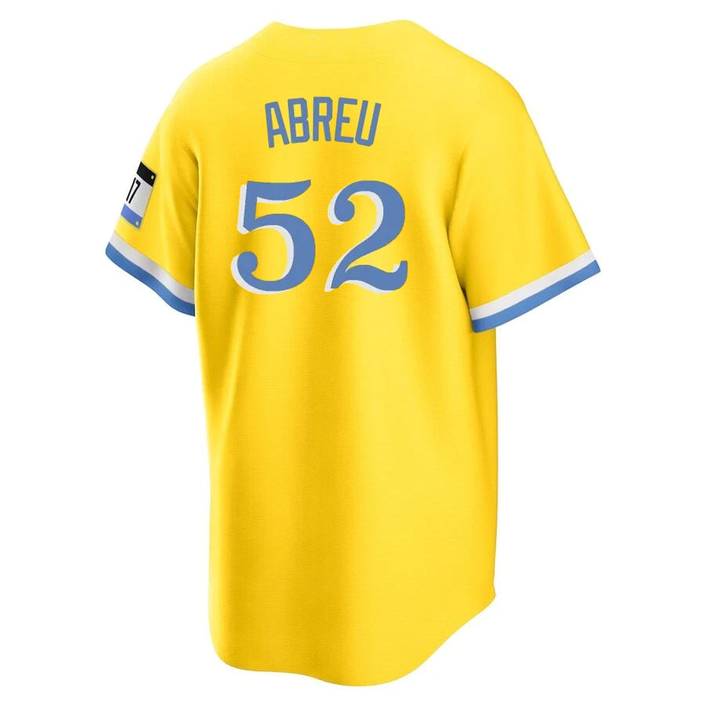 Friene B.Red Sox #52 Wilyer Abreu Player Yellow Home Game Stitched Jerseys