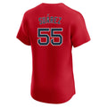 Friene B.Red Sox #55 Ranger Su¨¢rez Player Red Limited Elite Home Game Stitched Jerseys