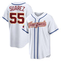 Friene B.Red Sox #55 Ranger Suarez Player White 2026 World Classic Limited Home Game Stitched Jerseys