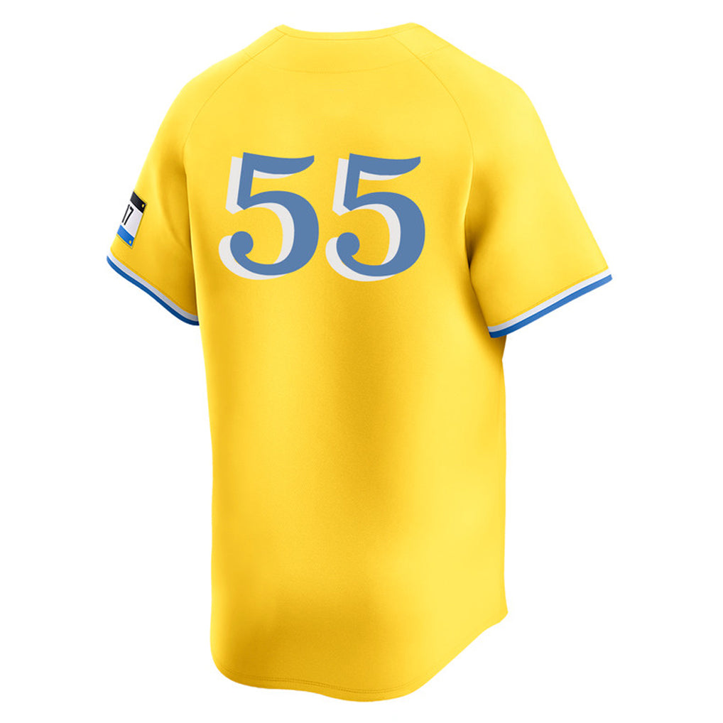 Friene B.Red Sox #55 Ranger Su¨¢rez Player Yellow Limited Home Game Stitched Jerseys