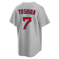 Friene B.Red Sox #7 Masataka Yoshida Player Gray Road Home Game Stitched Jerseys