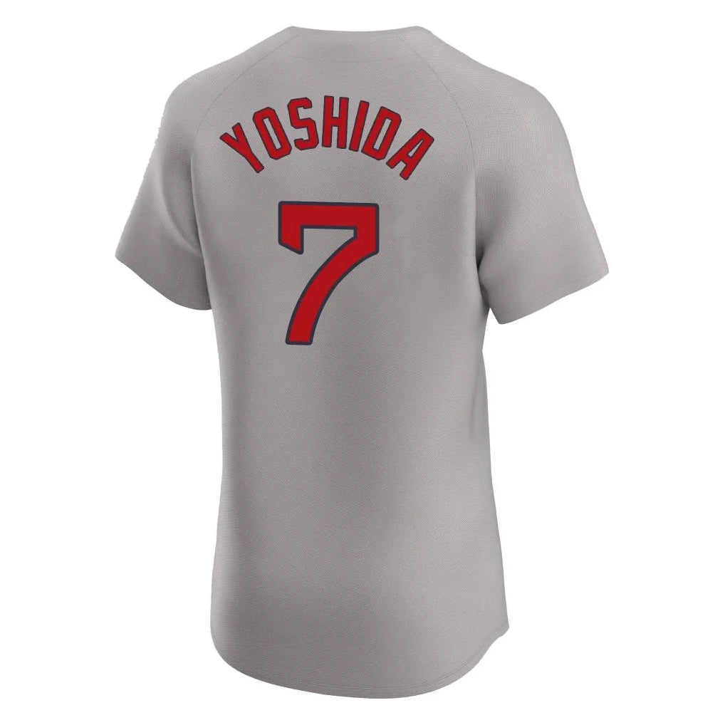Friene B.Red Sox #7 Masataka Yoshida Player Gray Road Limited Elite Home Game Stitched Jerseys