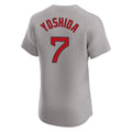 Friene B.Red Sox #7 Masataka Yoshida Player Gray Road Limited Elite Home Game Stitched Jerseys