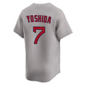 Friene B.Red Sox #7 Masataka Yoshida Player Gray Road Limited Home Game Stitched Jerseys