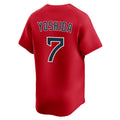 Friene B.Red Sox #7 Masataka Yoshida Player Red Limited Home Game Stitched Jerseys