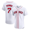 Friene B.Red Sox #7 Masataka Yoshida Player White Limited Elite Home Game Stitched Jerseys