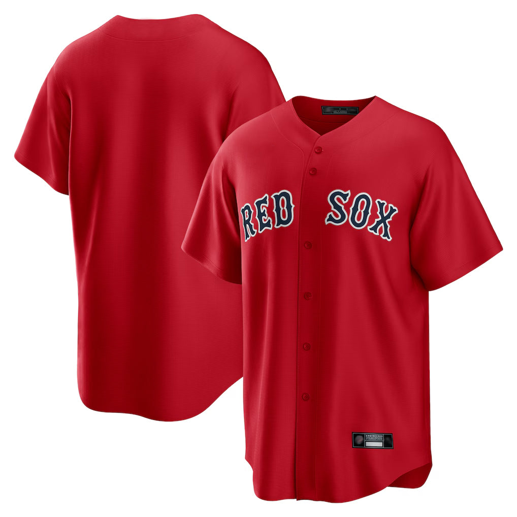 Friene B.Red Sox ## Red Sox Blank Player Red Home Game Stitched Jerseys