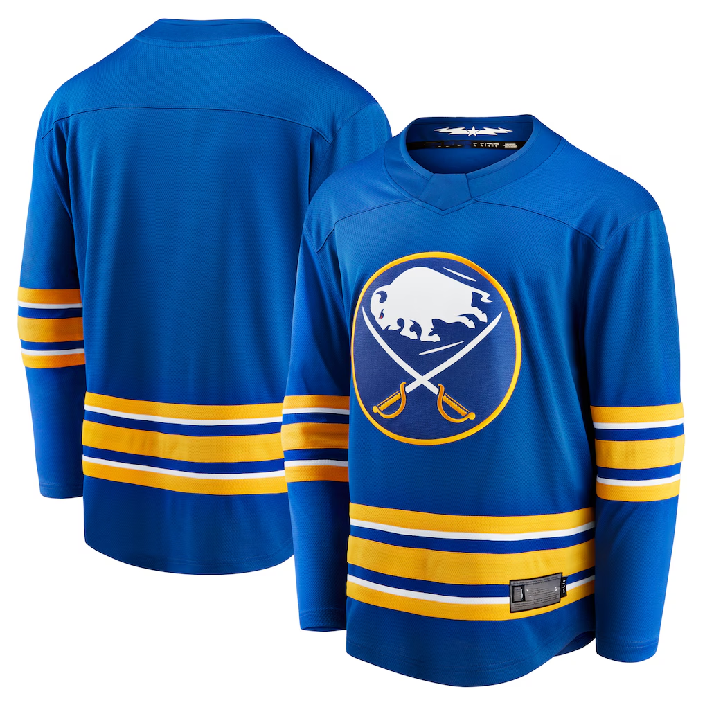 Friene B.Sabres Royal Home Breakaway Stitched Jerseys