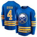 Friene B.Sabres #4 Bowen Byram Royal Home Breakaway Stitched Jerseys