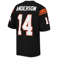 Friene C.Bengals 1981 #14 Ken Anderson Mitchell & Ness Black Authentic Throwback Retired Player Stitched Jerseys