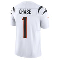Friene C.Bengals #1 Ja'Marr Chase Player White Vapor F.U.S.E. Limited Stitched Jerseys