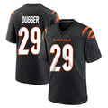 Friene C.Bengals #29 Kyle Dugger Player Black Home Game Stitched Jerseys