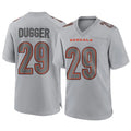 Friene C.Bengals #29 Kyle Dugger Player Gray Atmosphere Fashion Game Stitched Jerseys