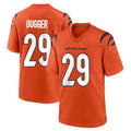 Friene C.Bengals #29 Kyle Dugger Player Orange Home Game Stitched Jerseys