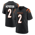 Friene C.Bengals #2 Evan McPherson Player Black Home Game Stitched Jerseys