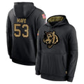 Friene C.Bengals #53 Boye Mafe Player Black Salute to Service Pullover Hoodies Limited Stitched Jerseys
