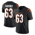 Friene C.Bengals #63 Dylan Fairchild Player Black Vapor Untouchable Limited Home Game Stitched Jerseys
