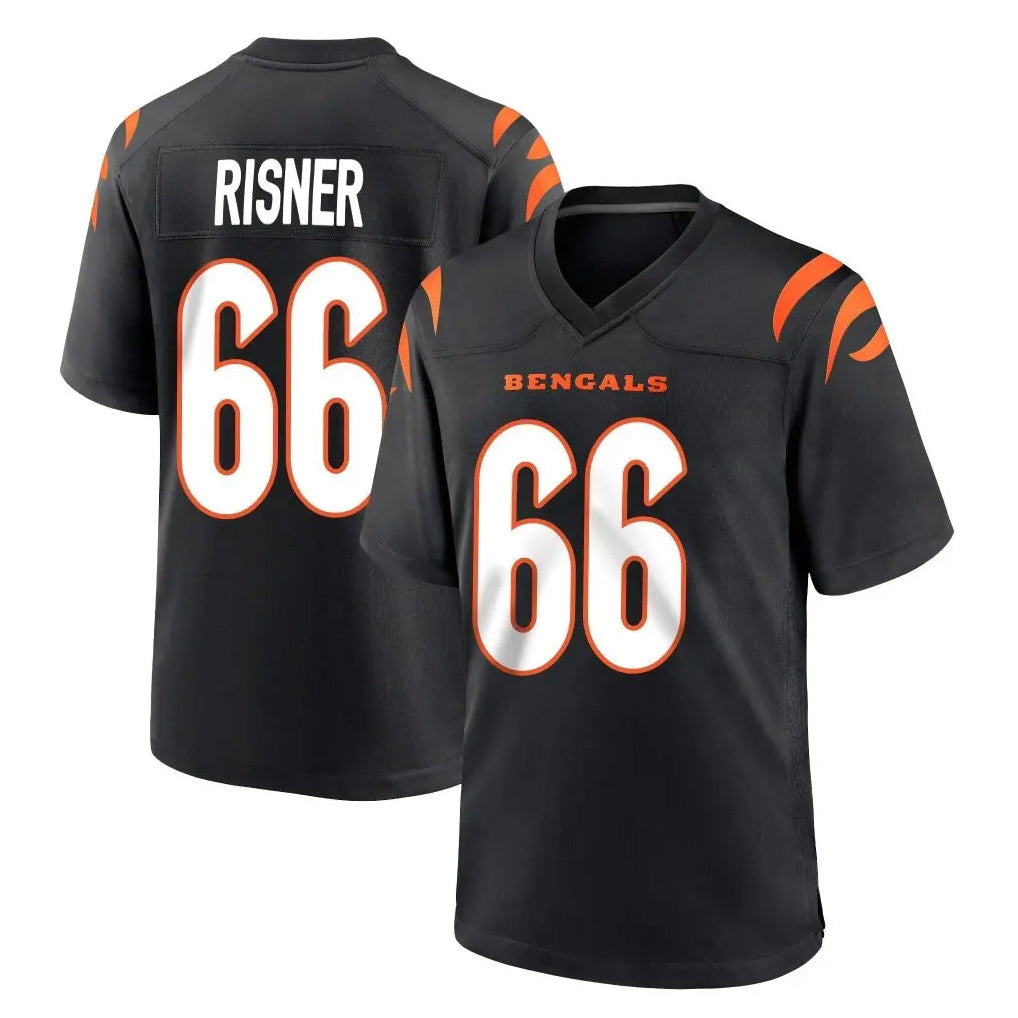 Friene C.Bengals #66 Dalton Risner Player Black Home Game Stitched Jerseys
