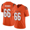 Friene C.Bengals #66 Dalton Risner Player Orange Vapor F.U.S.E. Limited Home Game Stitched Jerseys
