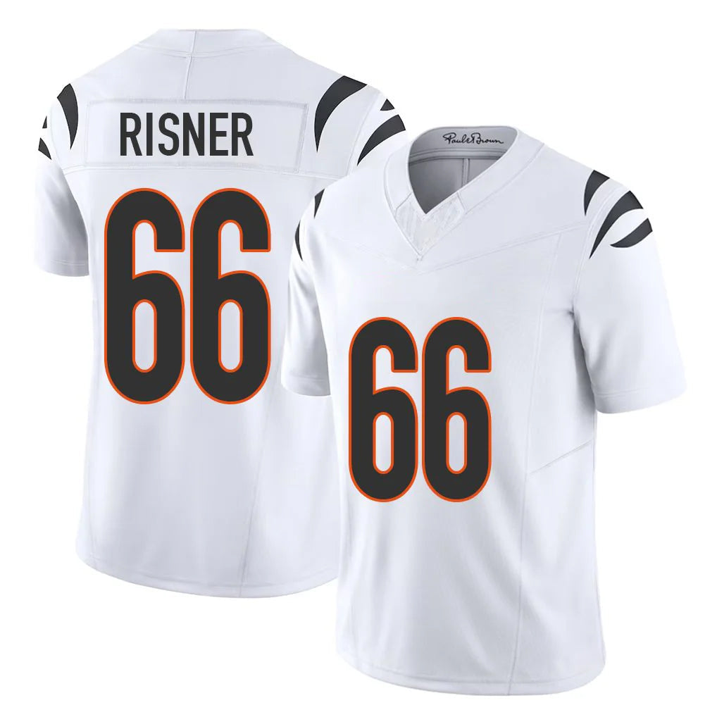 Friene C.Bengals #66 Dalton Risner Player White Vapor F.U.S.E. Limited Home Game Stitched Jerseys
