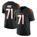 Friene C.Bengals #71 Amarius Mims Player Black Vapor Untouchable Limited Home Game Stitched Jerseys