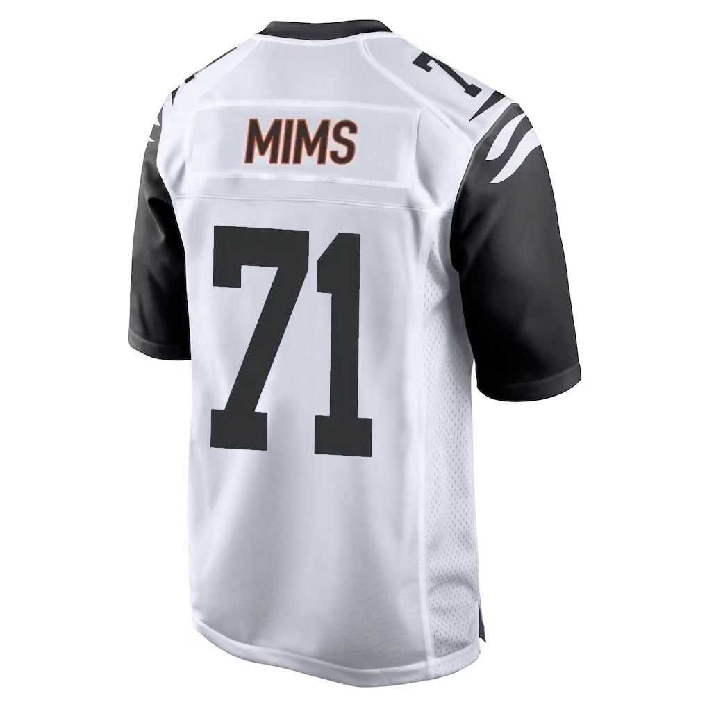Friene C.Bengals #71 Amarius Mims Player White Alternate Home Game Stitched Jerseys
