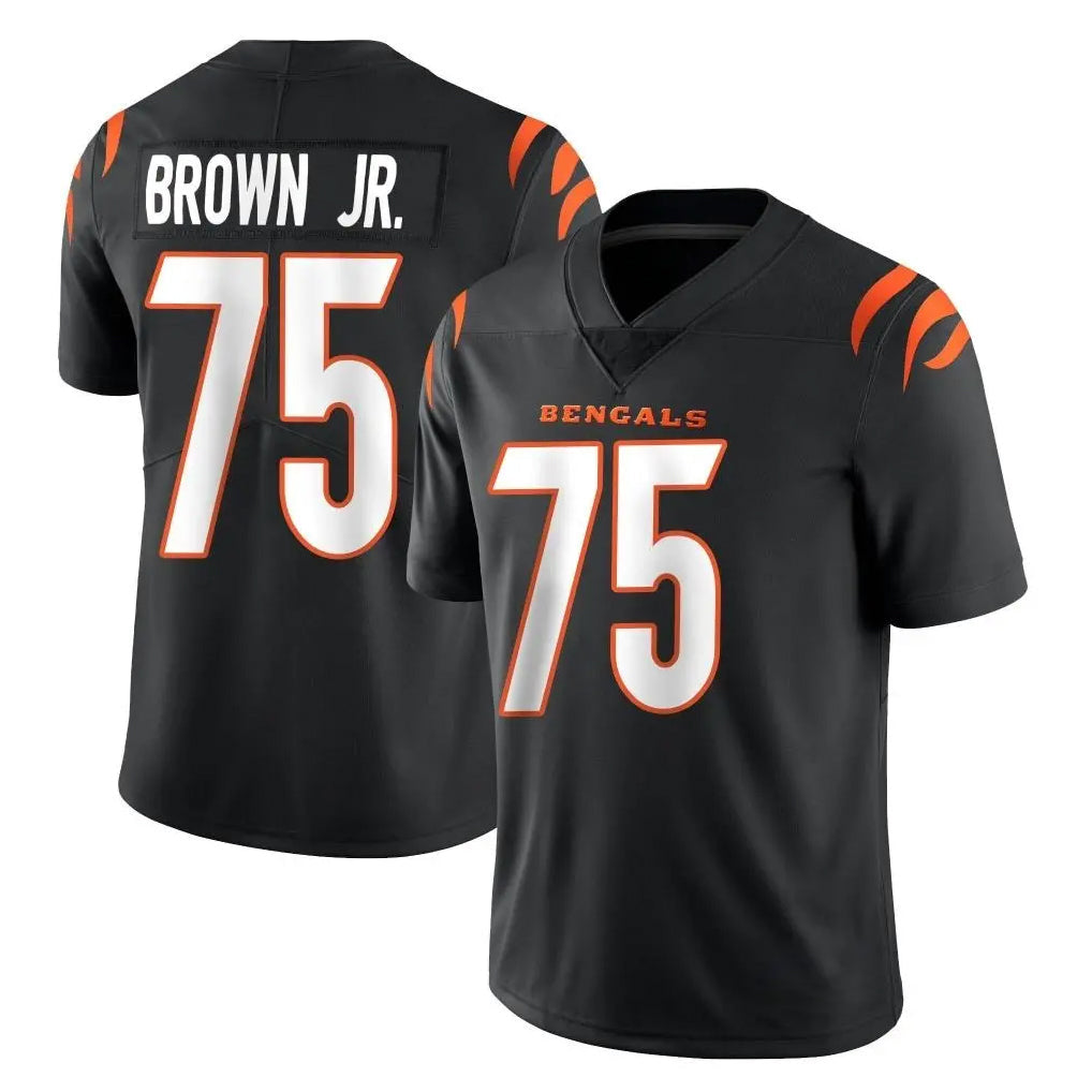 Friene C.Bengals #75 Orlando Brown Jr. Player Black Vapor Untouchable Limited Home Game Stitched Jerseys