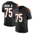 Friene C.Bengals #75 Orlando Brown Jr. Player Black Vapor Untouchable Limited Home Game Stitched Jerseys
