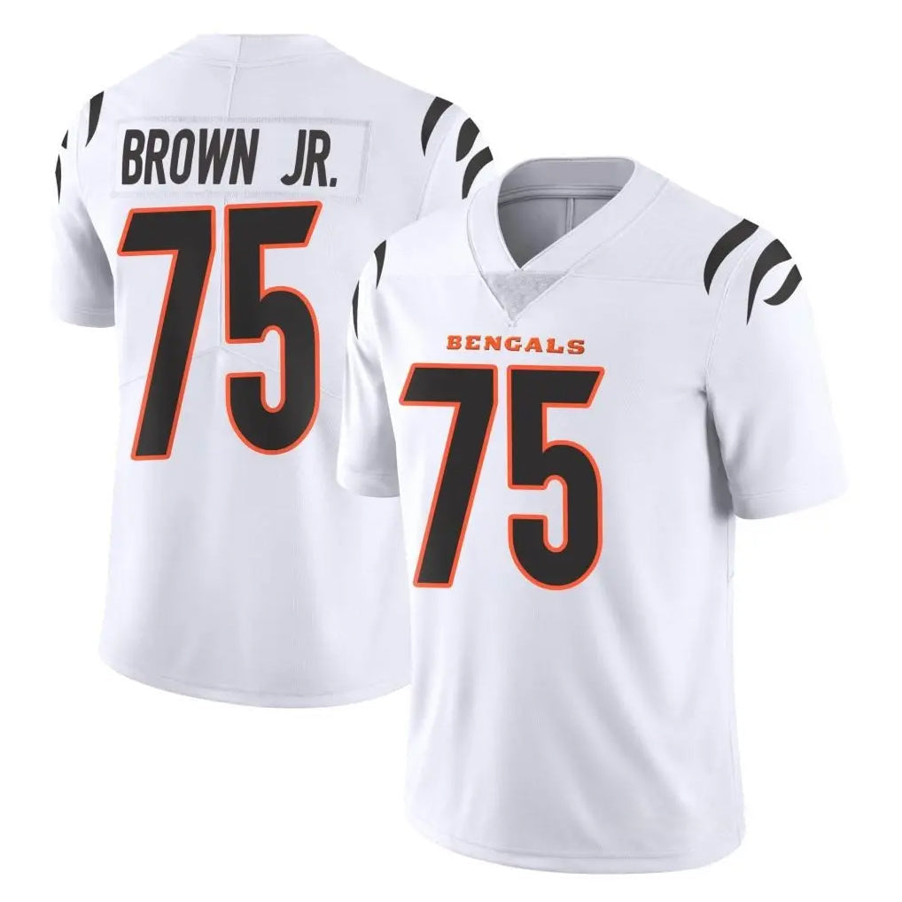 Friene C.Bengals #75 Orlando Brown Jr. Player White Vapor Untouchable Limited Home Game Stitched Jerseys