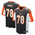 Friene C.Bengals #78 Anthony Munoz Player Black Alternate Home Game Stitched Jerseys