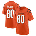 Friene C.Bengals #80 Andrei Iosivas Player Orange Home Game Stitched Jerseys