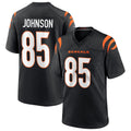 Friene C.Bengals #85 Chad Johnson Player Black Home Game Stitched Jerseys