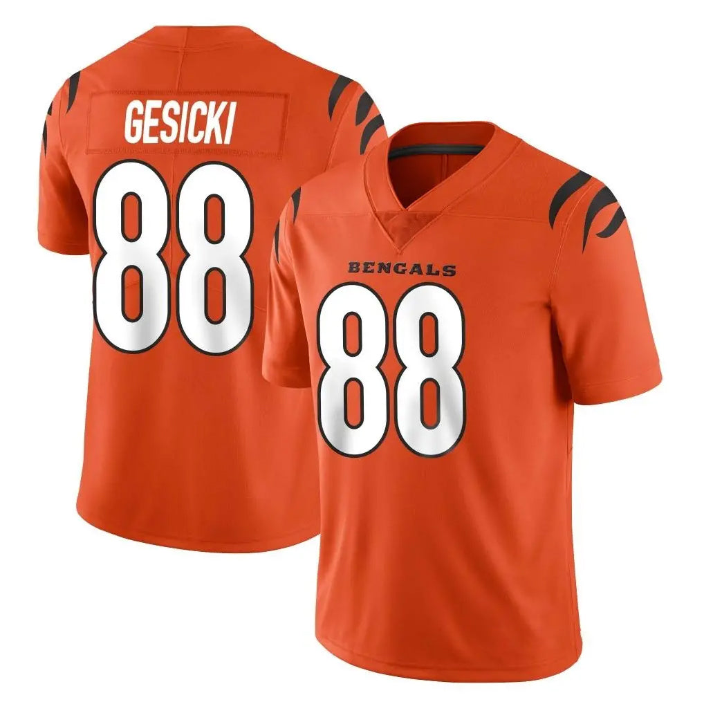 Friene C.Bengals #88 Mike Gesicki Player Orange Vapor Untouchable Limited Home Game Stitched Jerseys