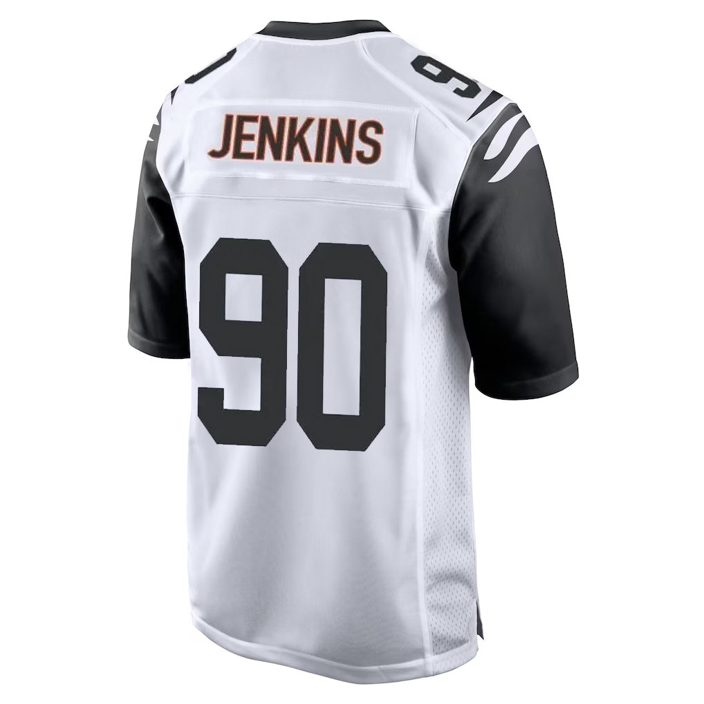 Friene C.Bengals #90 Kris Jenkins Jr Player White Alternate Home Game Stitched Jerseys