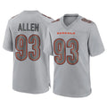 Friene C.Bengals #93 Jonathan Allen Player Gray Atmosphere Fashion Game Stitched Jerseys