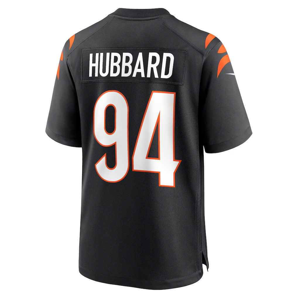 Friene C.Bengals #94 Sam Hubbard Black Player Game Stitched Jerseys
