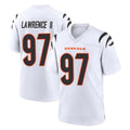 Friene C.Bengals #97 Dexter Lawrence II Player White Home Game Stitched Jerseys