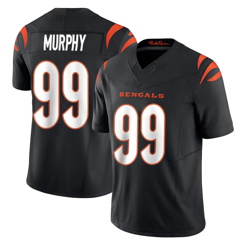 Friene C.Bengals #99 Myles Murphy Player Black Vapor F.U.S.E. Limited Home Game Stitched Jerseys