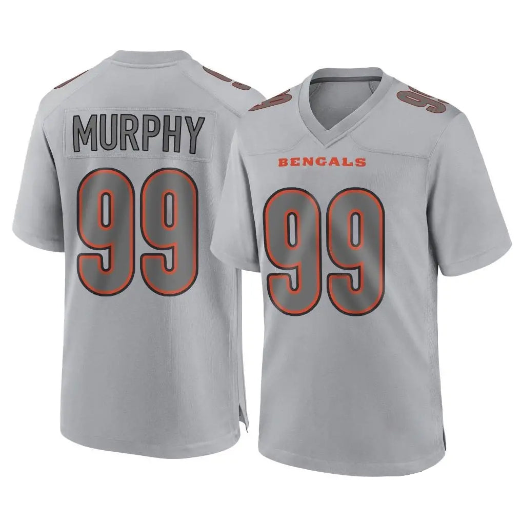 Friene C.Bengals #99 Myles Murphy Player Gray Atmosphere Fashion Game Stitched Jerseys