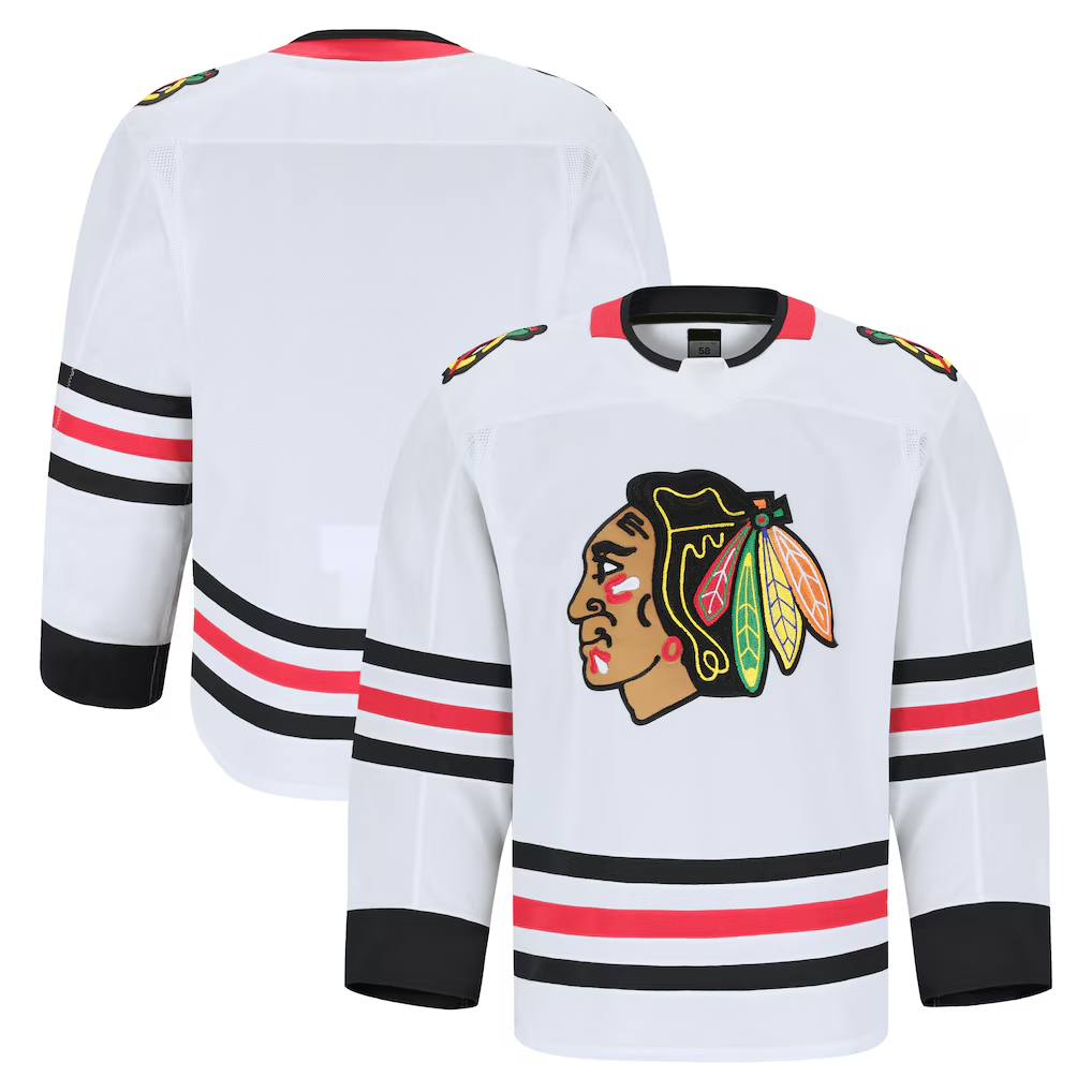 Friene C.Blackhawks White Away Authentic Pro Jerseys