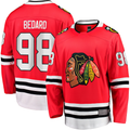 Friene C.Blackhawks #98 Connor Bedard Red Home Breakaway Player Jerseys