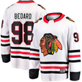 Friene C.Blackhawks #98 Connor Bedard White Away Breakaway Player Jerseys