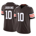 Friene C.Browns #10 Quinshon Judkins Player Brown Vapor F.U.S.E. Limited Home Game Stitched Jerseys