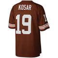 Friene C.Browns #19 Bernie Kosar Mitchell & Ness Brown Legacy Replica Stitched Jerseys