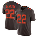 Friene C.Browns #22 Dylan Sampson Player Browns Color Rush Limited Home Game Stitched Jerseys